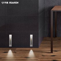 Net red stair lamp human body sensing floor light embedded corner light aisle Channel outdoor led step light