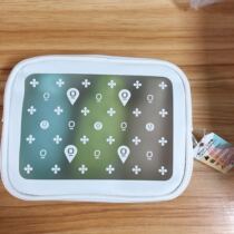 The Dortery travel wash bag contains 3 empty bottles