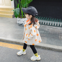 Girls coat spring and autumn models 2020 new foreign baby spring windbreaker 2 childrens fashion jacket 1 a 3 years old tide 4