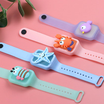 2021 new summer children flash Mosquito Repellent Bracelet cartoon animal Watch plant essential oil glowing anti mosquito bracelet
