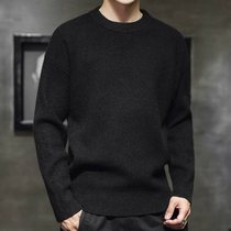 Tide Sign Mens Thickened Sweater 2022 Autumn Winter New Loose Thread Clothes Korean Version Trend Handsome-Knitted Sweatshirt Blouse