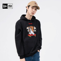 newera New Zealand Little Monster Joint Series Autumn Mens and Womens Hooded Pullover Long Sleeve Embroidered Sweater