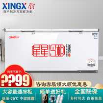 Star BD BC-618G commercial large-capacity freezer top-open refrigerated freezer horizontal large refrigerator tea cabinet
