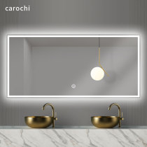 led luminous mirror sink vanity mirror smart mirror touch screen toilet anti-fog mirror smart bathroom mirror