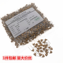 CT4 monolithic capacitors 682K 6 8NF 50V 6800PF 5 08MM material X7R accuracy ± 10%