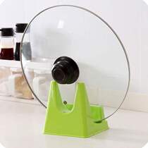  New Holder Pan Cover Lid Ladle Pot Stand Shelf Rack Spoon Re