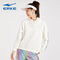 Hongxing Erke womens 2021 spring new fashion womens sports sweater womens pullover coat student sweater