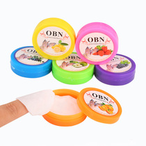 Disposable fruit-flavored nail remover towel box nail Nail Polish Nail Polish Nail Polish nail wash cotton sheet supplies