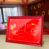 Under the engagement book the retro holy decree marriage book sent the day post guarantee certificate personality creative wedding wedding room decoration