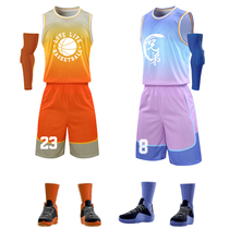 Basketball uniform mens Jersey sports vest training competition uniform basketball jersey team uniform customized printing