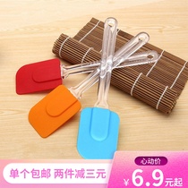 High temperature resistant large integrated Spatula Silicone cake scraper household cream spatula mixing knife shovel baking tool