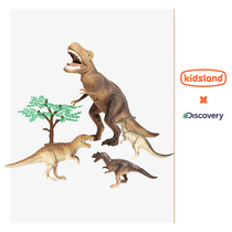 Kai Zhile discovery to explore dinosaur five-piece toy children Electric simulation animal model Tyrannosaurus Rex