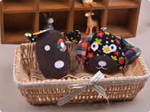 Taiwan Amy Carol Dog Head styling Plush Vocal Pet Toy Suede Toy Color Random Shipping