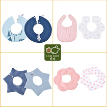 Rabbi baby saliva towel baby bib button newborn boy boy and girl baby scarf Four Seasons waterproof bib