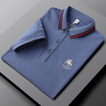 Summer mens short-sleeved T-shirt 2021 New Polo shirt Tide brand lapel collar body shirt with collars on clothes trend