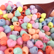 Heart-shaped Artisanal Strings Beads Elastic Hair Rope Bridging Material Headwear DIY Ornament Accessories Accessories Accessories