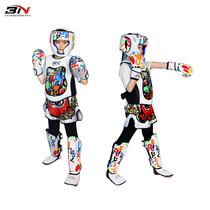 BN boxing children fighting fighting fighting Sanda special graffiti full set of protective gear fitness training leg protection chest protection set