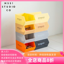 MSS Questrilogy Desk Multifunction Acrylic Containing free finishing of stationery containing tools Japan Large capacity