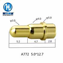 Copper gold-plated spring thimble current pin pcb conductive probe electrode pin contact manufacturer customized A772