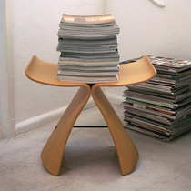 Creative Waterloo wood Butterfly Stool Solid Wood Short Stool Home Adult Eurostyle Meniscus Children Small Bench Swap Shoes stool