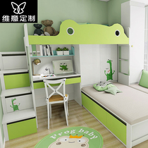 Customized Wardrobe Nursery Furniture Set Bunk Bed Multi-function Tatami Desk Custom