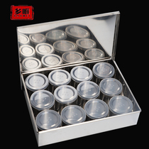 Stainless steel sample box set seasoning Box Kitchen restaurant dish box canteen school kindergarten food sample box