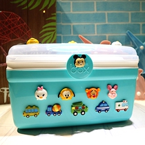 Children cartoon multifunctional storage box creative cute mini home storage box Medical box baby medicine box
