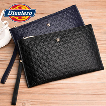 European Station genuine leather handbag Male 2021 new fashion large capacity Soft leather Single shoulder inclined satchel envelope pouch bag