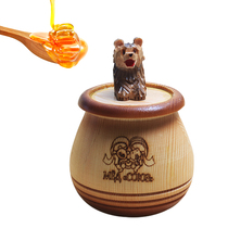 Foreign products many Russian imported cask honey linden honey mixed flower honey buckwheat honey grass and wood rhinoceros 350g