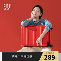 90 points suitcase 20 inch suitcase 24 inch student trolley case large capacity silent universal wheel boarding suitcase