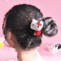 Hong Kongs genuine kitty leather fascia melody girl Zhair Jane about cute and unhurt hair rope head decorated with ornaments