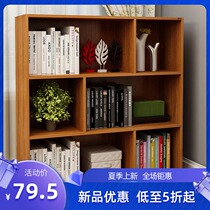 Desktop two or three-layer bookcase Wooden countertop bookshelf Simple table for students with space-saving shelf Wooden double layer
