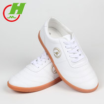 Kapok tai chi shoes soft leather real microfiber leather beef tendon sole summer mens and womens martial arts training shoes tai chi sports shoes