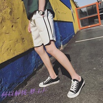 Shorts men and women wear couples design sense niche Korean shorts wear Tide brand sports leisure five-point pants loose