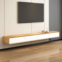 Nordic TV cabinet coffee table combination wall cabinet modern minimalist living room wall-mounted small apartment hanging TV cabinet
