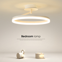 Bedroom light suction ceiling lamp Guangdong Zhongshan lamps modern minimalist book house white half chandelights Nordic room main lamp