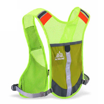 Running backpack Womens night running cycling backpack Mens ultra-light off-road vest bag Marathon kettle water bag bag reflective