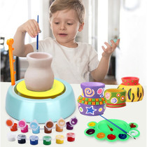 Student machine for children and girls electric hand-made drawing blanks Pi adult ceramic pottery small household turntable