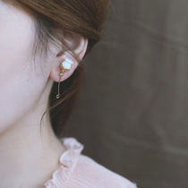 Silver Moto Home Natural Shell Ear Nail 2020 New Tide Minimalist Girl Small Crowdflowers Earrings 925 Pure Silver Gold Plated