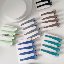 One-word color side clip makeup clip bangs broken hair one-word duckbill shape side beauty makeup hair clip female hair clip black