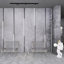 Fall Silent Wind Integrated Wall Panel Grey Cement Restaurant Wall wall Decorative Wall Panel Rugged styling plates waterproof and moisture-proof