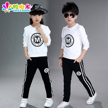 Group Purchase Customized Suit Spring Clothing Small Children Big Code Suit Pure Cotton Sports Clothes Elementary School Students Banfu Games Garden Clothing