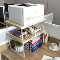 Student dormitory lazy double-storey multi-storey desk on a3 storage floor mobile printer shelf under the table
