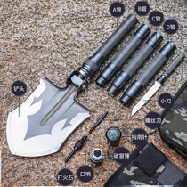 Nanyang rich businessman multi-function sapper shovel outdoor excavation vehicle self-defense tinder