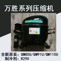 Wansheng QM80U QM91U QM110U low temperature cabinet freezer compressor R290 refrigerant