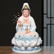 Han Baiyu Guanyin BodhisattBodhisattva Home Sitting lotus Guanyin Buddha statue in South China Sea SOUTH CHINA SEA Sound Swaying of the Three Saints to the Home