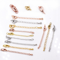 Lobster buckle Lock buckle Pearl necklace Buckle head Bracelet Joint buckle Jewelry accessories Extended chain Chain buckle Flat buckle
