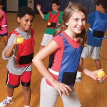 Paste ball sports vest Kindergarten physical training multi-function primary school tactical vest game