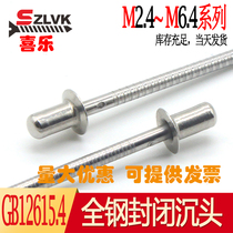 GB12616 4 stainless steel rivets 304 closed countersunk head cramp rivet pull rivet M3 2M4M5M6 4