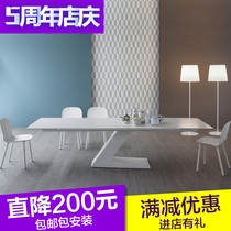 American Solid Wood Desk Conference Table Creative Designer Dining Table Bench Modern Minima Computer Desk Desk